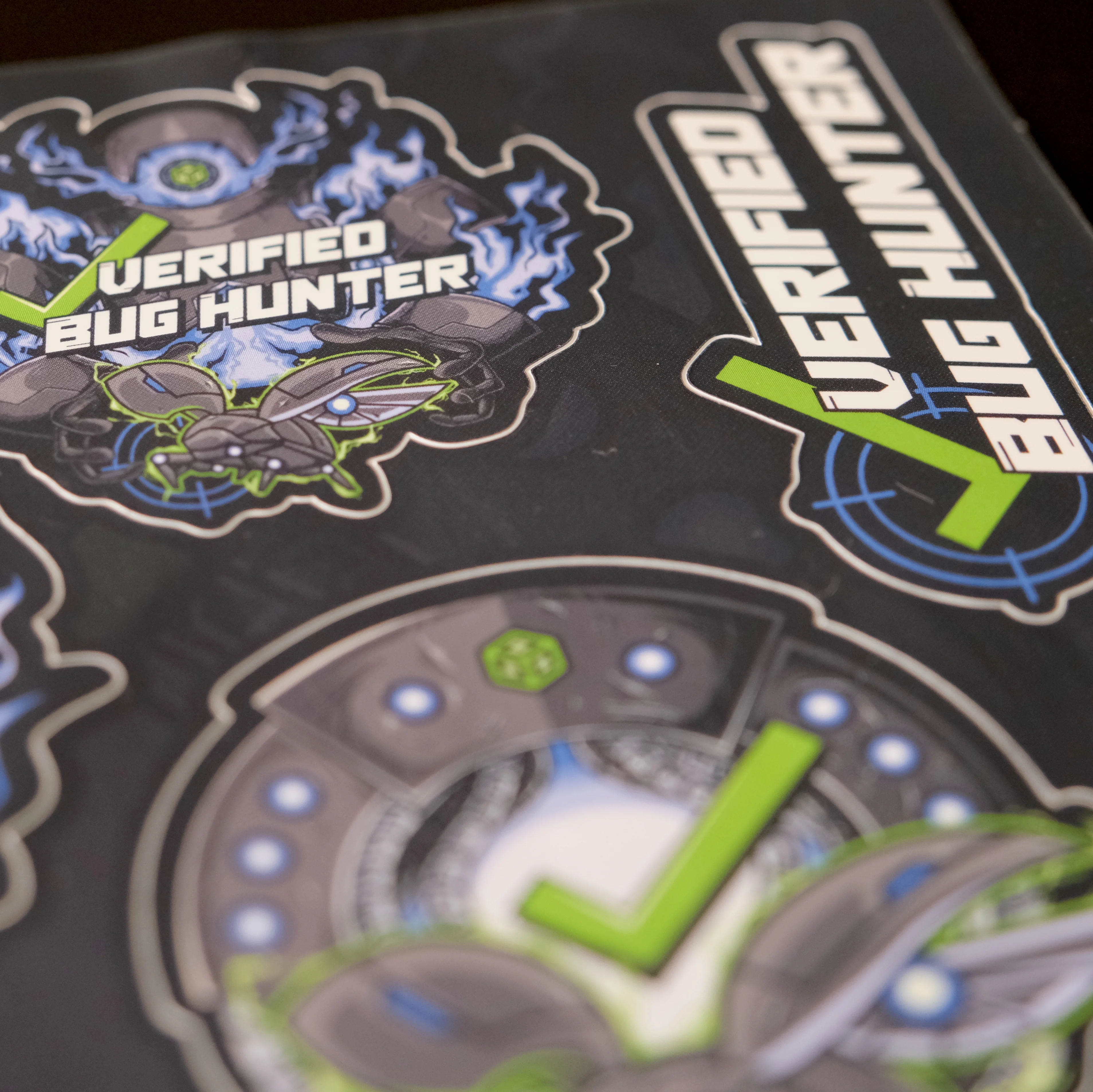 6x Hack The Box Bug Hunter Sticker Sheet - Image 3