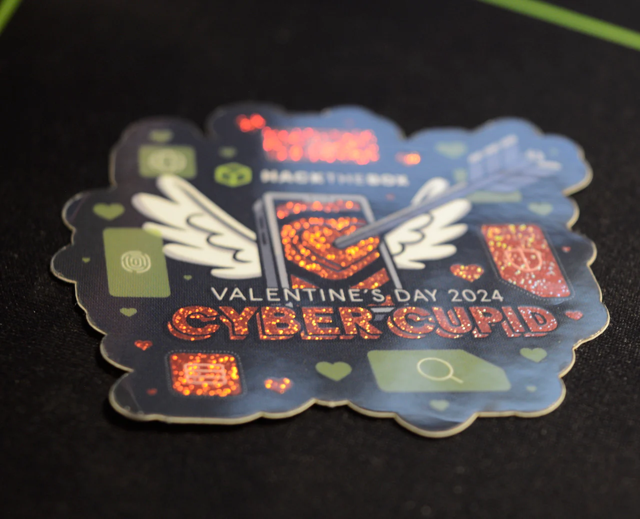 Limited Edition Cyber Cupid Sticker 2024 - Image 2