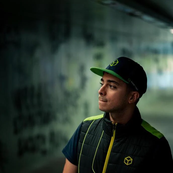 Hack The Box Cap - Green & Straight Visor - Image 3