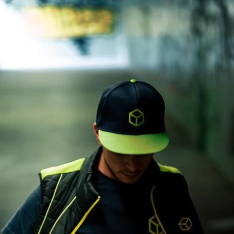 Hack The Box Cap - Green & Straight Visor - Image 4