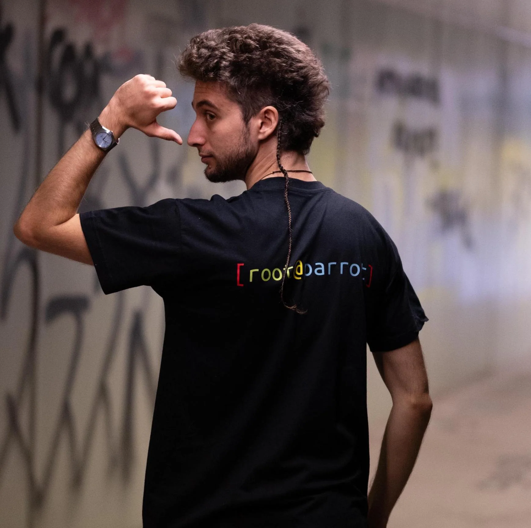 ParrotSec Root User T-Shirt - Image 3