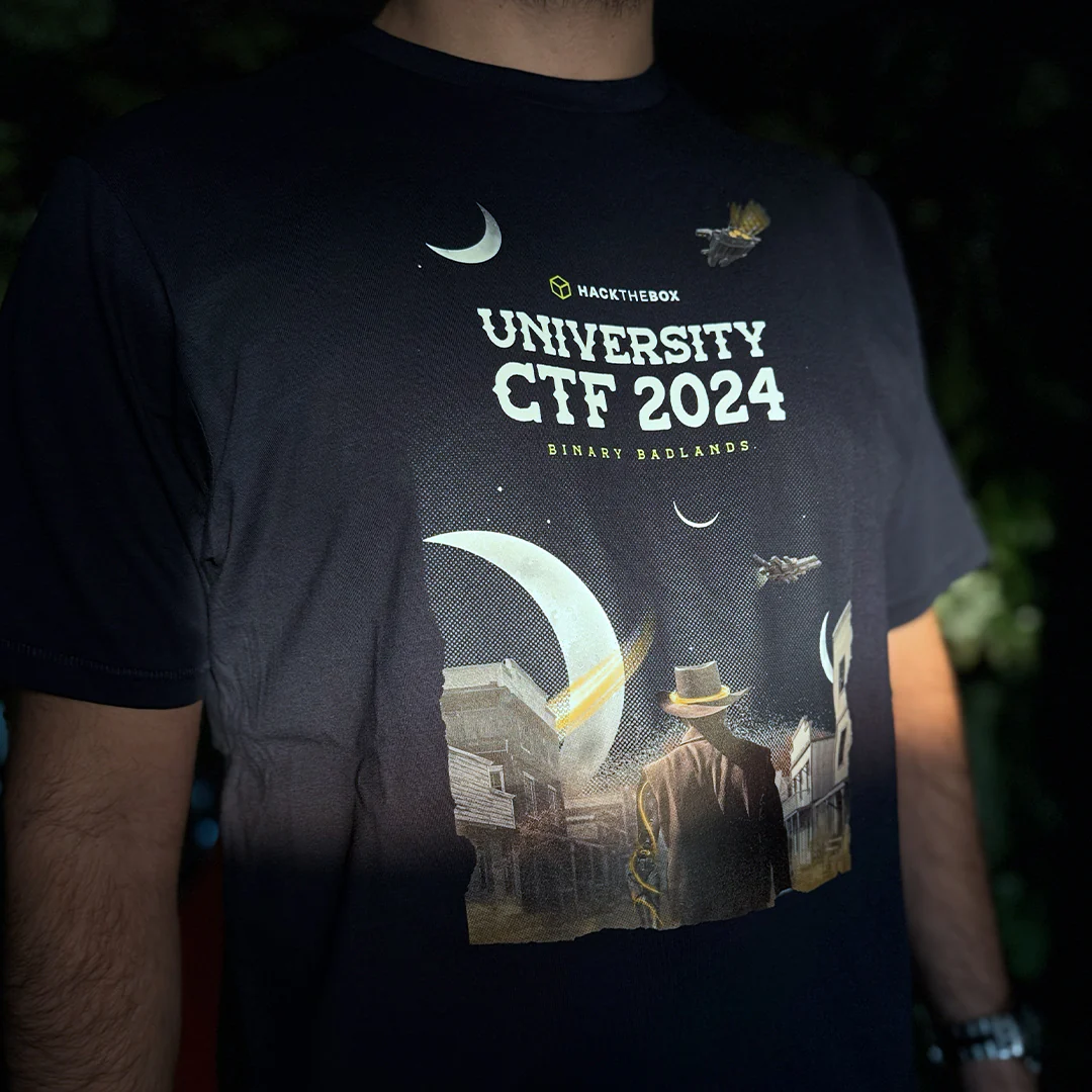 University  CTF  2024 T-Shirt Binary Badlands - Image 2